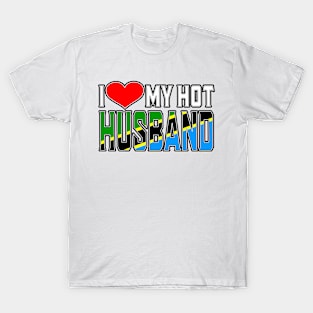 I Love My Hot Tanzanian Husband T-Shirt